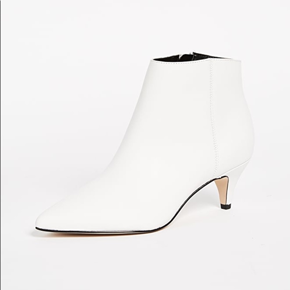 Sam Edelman White Kinzey Bootie with Box - 8 1/2